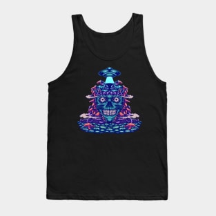 Skull Trippy Tank Top